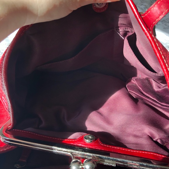 COACH Signature Patent Leather Carryall+Wallet - Picture 9 of 15